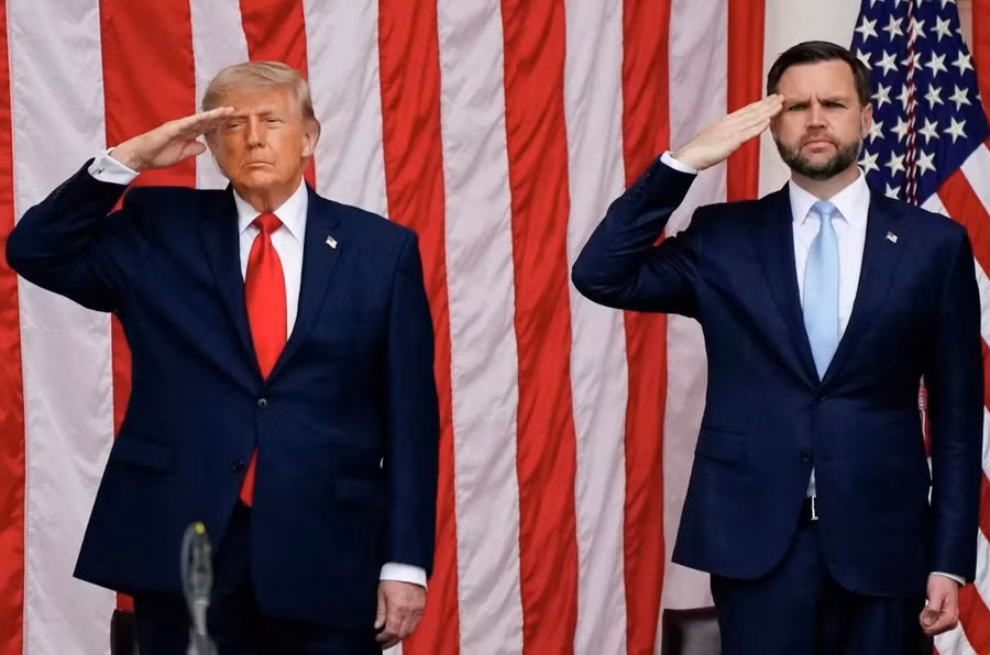 Tổng thống Mỹ Donald Trump và Phó Tổng thống J.D. Vance.