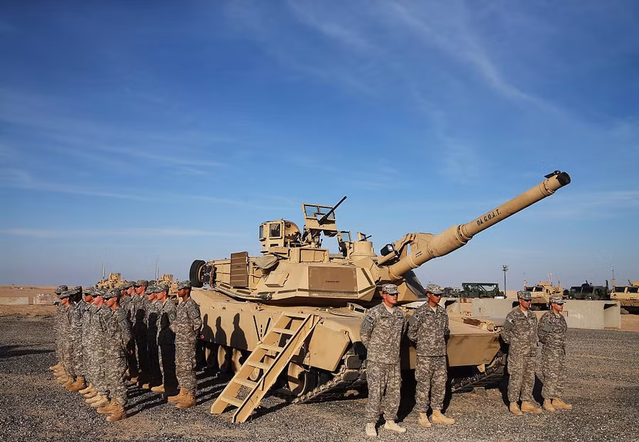 Binh sĩ Mỹ tại Kuwait. 