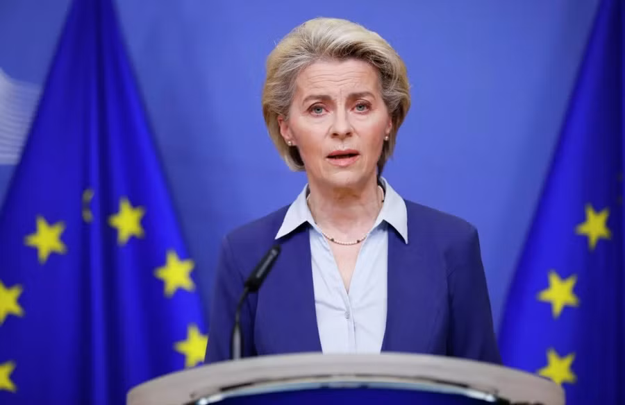 Chủ tịch Ủy ban Châu Âu Ursula von der Leyen.