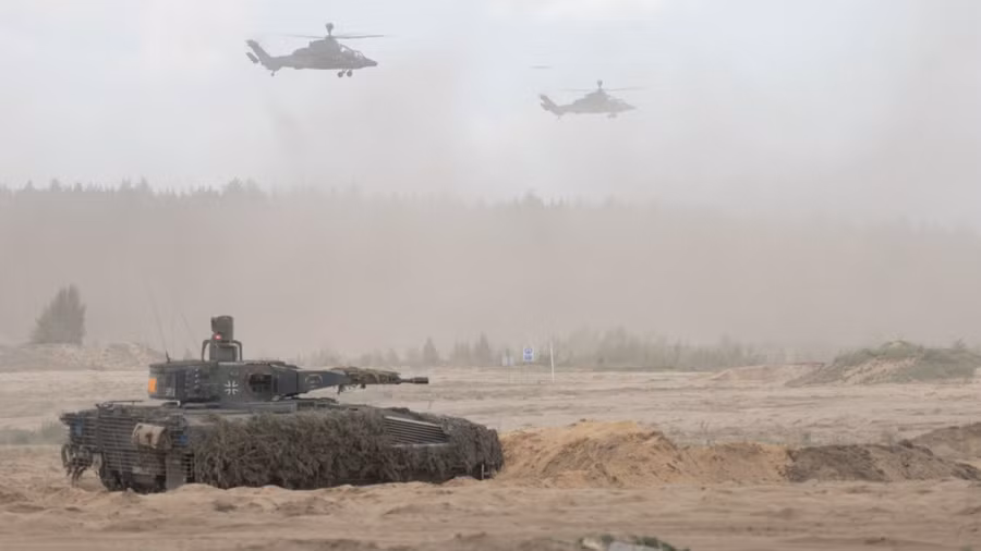 Quân đội Đức trong một cuộc tập trận chung với NATO.