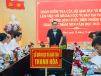 Thứ trưởng Nguyễn Thị Quyên Thanh phát biểu tại buổi làm việc.