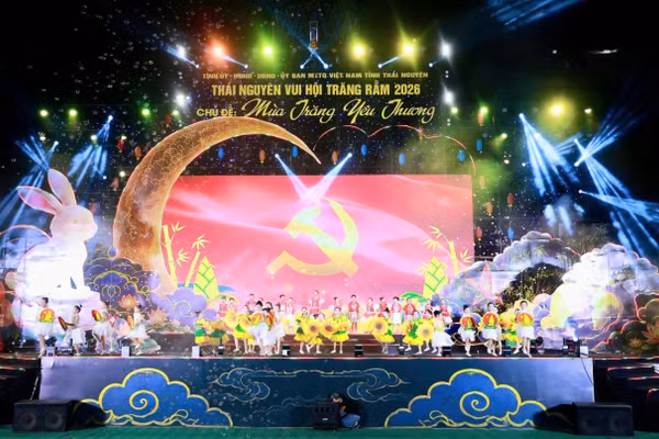 Thái Nguyên tổ chức chương trình vui hội trăng rằm 2026.
