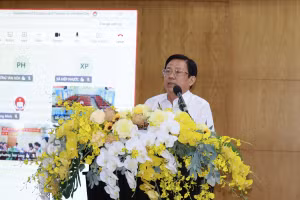 Ông Nguyễn Văn Phong phát biểu tại hội nghị.