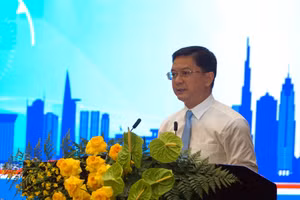 Ông Nguyễn Mạnh Cường phát biểu tại hội nghị.