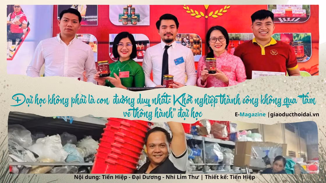 Khởi nghiệp thành công không qua 'tấm vé thông hành' đại học