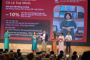 Ngày hội Vinh danh Đổi mới sáng tạo Giáo dục Việt Nam 2026 - 2027 tôn vinh các cá nhân, tập thể trường học trong đổi mới phương pháp dạy học và quản trị. 