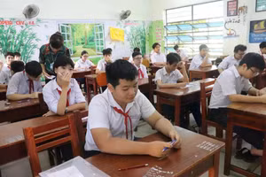 Thí sinh Đà Nẵng tham dự kỳ thi tuyển sinh vào lớp 10 năm học 2024 - 2025. 