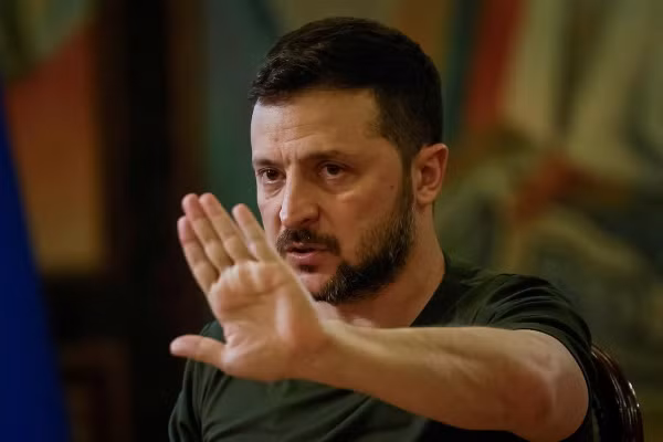 Tổng thống Ukraine Volodymyr Zelensky.