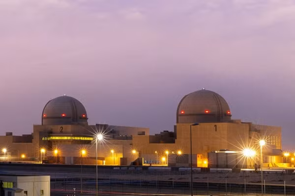 Nhà máy điện hạt nhân Barakah của UAE.