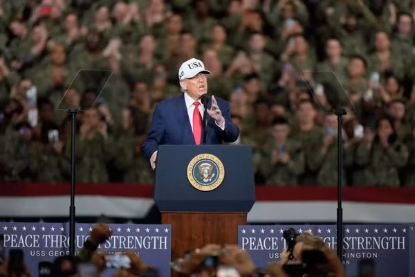 Tổng thống Mỹ Donald Trump.