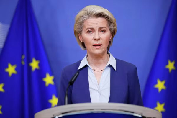 Chủ tịch Ủy ban Châu Âu Ursula von der Leyen.