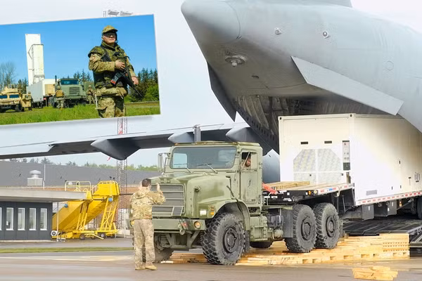Hệ thống tên lửa di động mặt đất MRC Typhon.