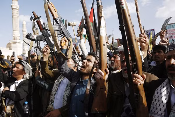 Chiến binh thuộc lực lượng Houthi.