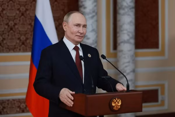 Tổng thống Nga Vladimir Putin.