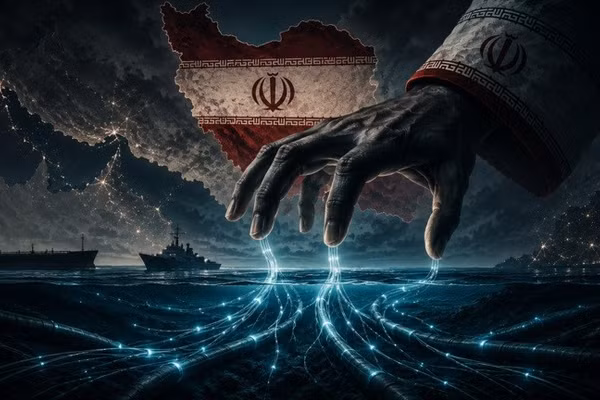 Các tuyến cáp ngầm đi qua eo biển Hormuz là phương tiện gây sức ép chiến lược của Iran.