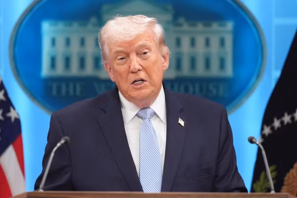 Tổng thống Mỹ Donald Trump.