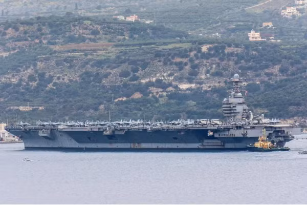 Siêu tàu sân bay USS Gerald R. Ford.
