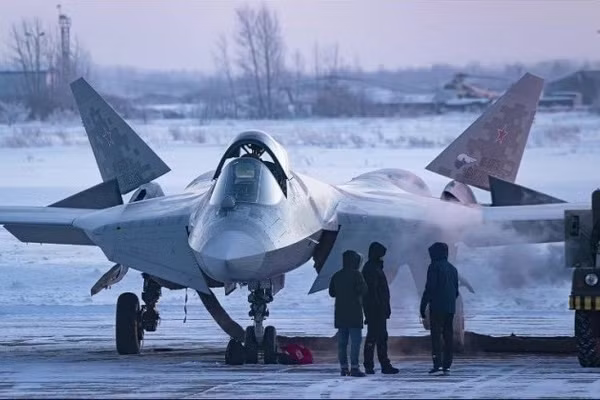 Tiêm kích tàng hình Su-57 của Nga.