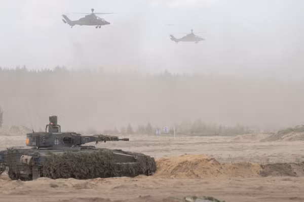 Quân đội Đức trong một cuộc tập trận chung với NATO.