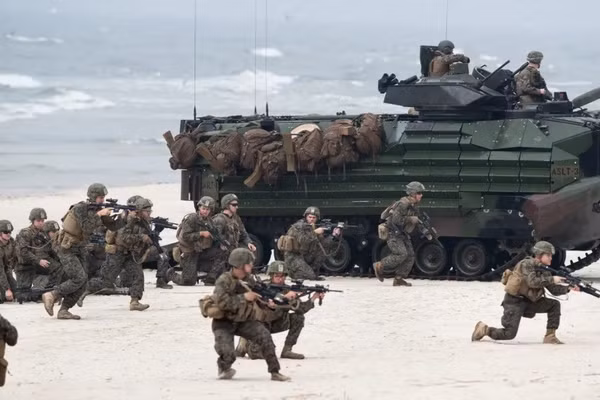 Lực lượng NATO trong một cuộc tập trận chung tại Ba Lan.