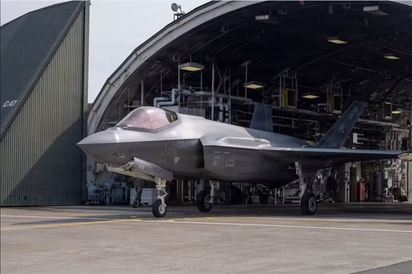 Tiêm kích F-35 của Mỹ tại căn cứ Al-Azraq.