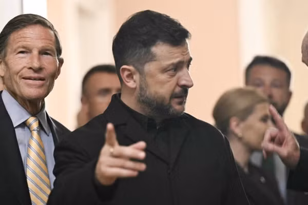 Tổng thống Ukraine Volodymyr Zelensky.