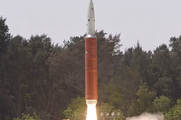 Tên lửa đánh chặn vệ tinh PDV Mk-II của Ấn Độ trong cuộc thử nghiệm năm 2019.