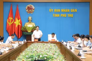 UBND tỉnh Phú Thọ tổ chức hội nghị chỉ đạo công tác giải phóng mặt bằng dự án đường sắt Lào Cai - Hà Nội - Hải Phòng.