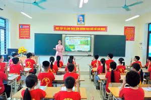 Trường Tiểu học Hùng Vương đã thí điểm giáo dục trí tuệ nhân tạo cho học sinh.