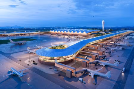 Phối cảnh sân bay Gia Bình.