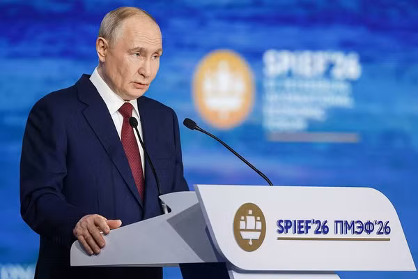 Tổng thống Nga Vladimir Putin.