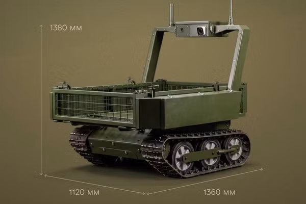 Hệ thống robot mặt đất Vepr của Ukraine.