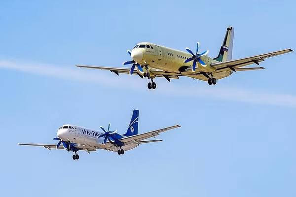 Máy bay chở khách Il-114 của Nga.