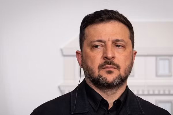 Tổng thống Ukraine Vladimir Zelensky.