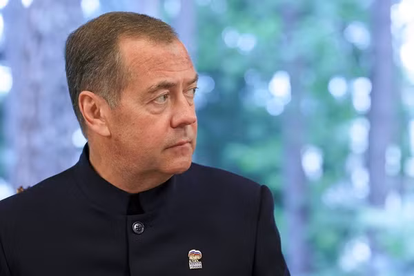 Chủ tịch đảng Nước Nga Thống nhất Dmitry Medvedev.
