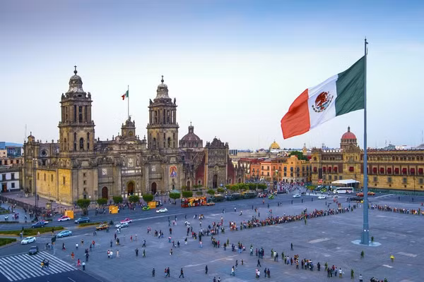 Thành phố Mexico ở Mexico.