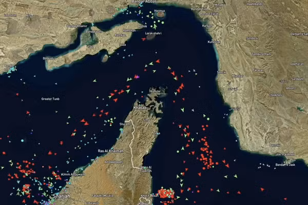 Eo biển Hormuz.