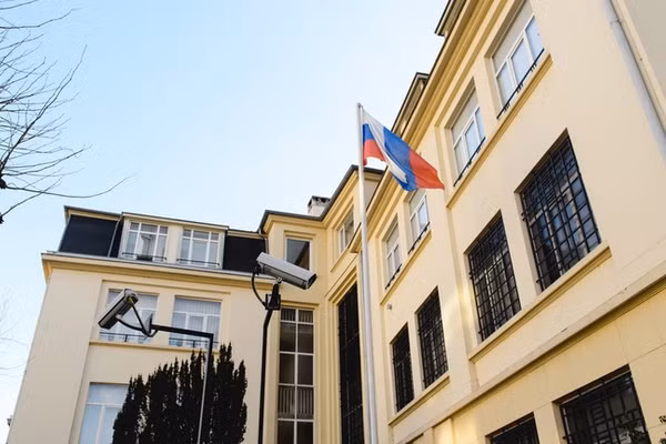 Đại sứ quán Nga tại Strasbourg, Pháp. 