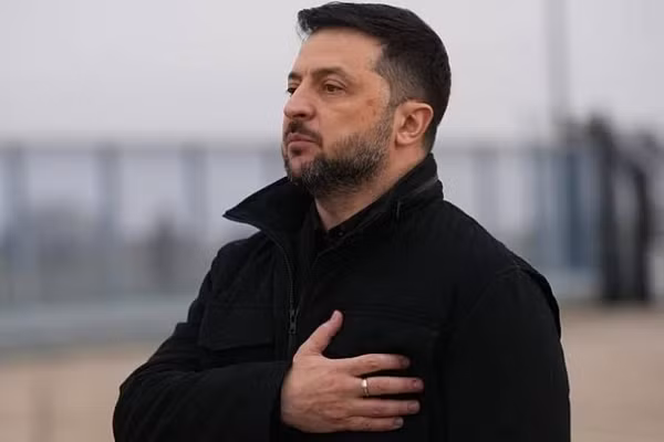 Tổng thống Ukraine Vladimir Zelensky.