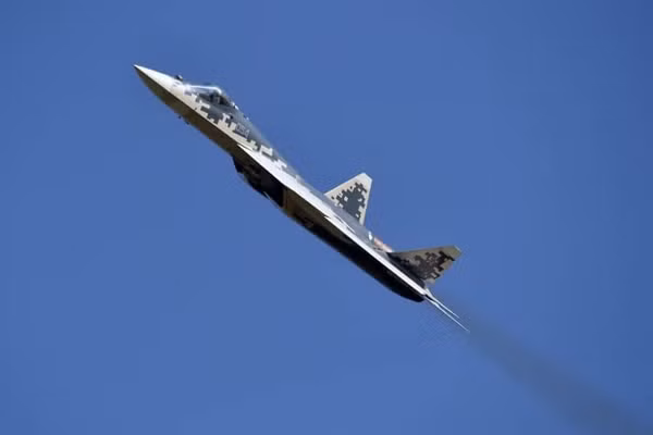 Máy bay chiến đấu Su-57 của Nga.