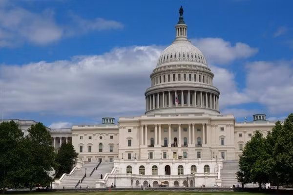 Tòa nhà Quốc hội Mỹ tại Washington, DC.