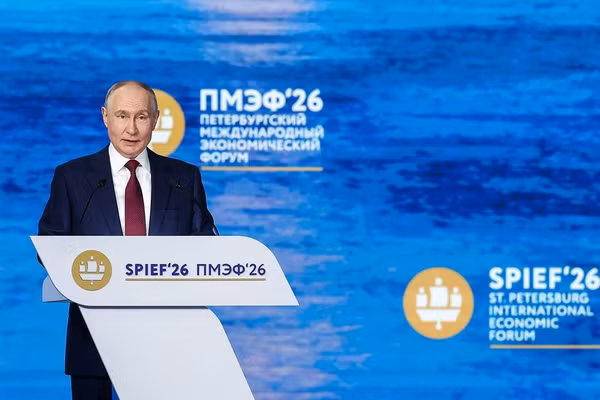 Tổng thống Nga Vladimir Putin.