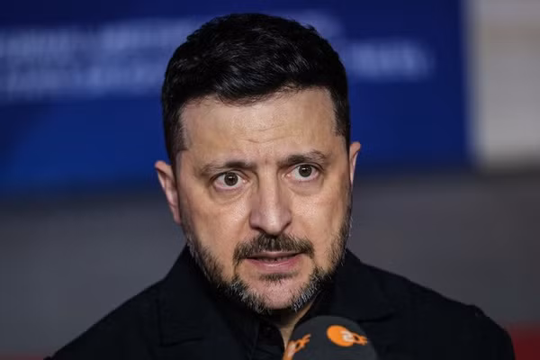 Tổng thống Ukraine Vladimir Zelensky.