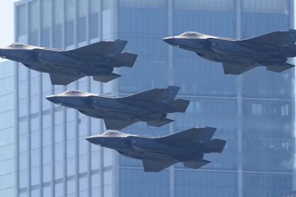Các máy bay chiến đấu F-35 của Mỹ.