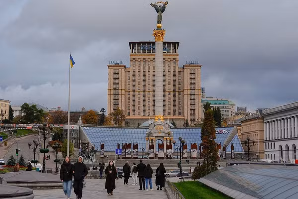 Thành phố Kiev của Ukraine.