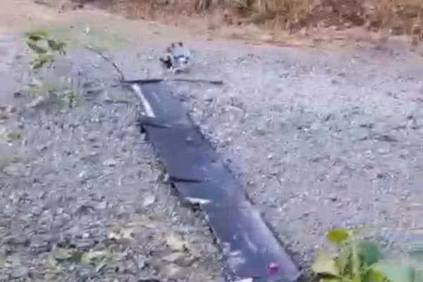 Mảnh vỡ của UAV rơi gần Trabzon, Thổ Nhĩ Kỳ, ngày 1/7/2026.