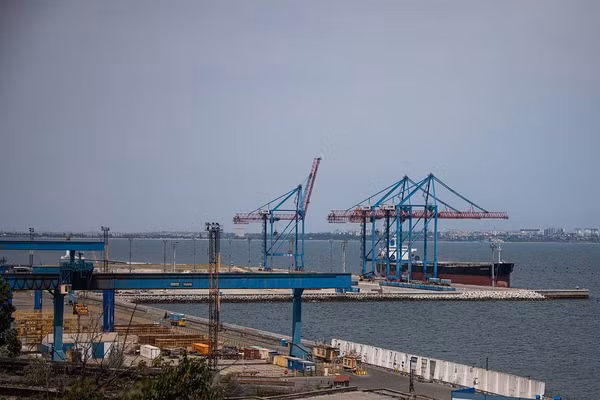Cảng Odessa ở Ukraine.