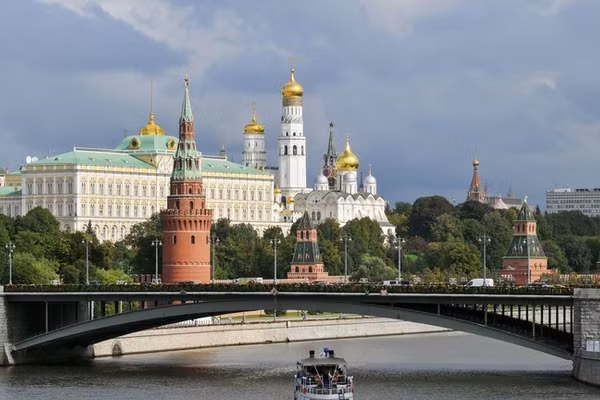 Điện Kremlin ở Moscow, Nga.