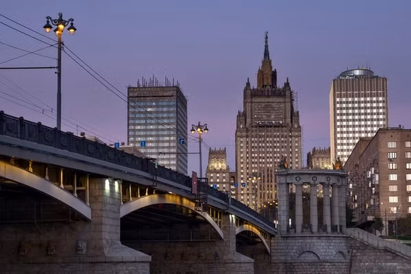 Trụ sở Bộ Ngoại giao Nga ở Moscow.