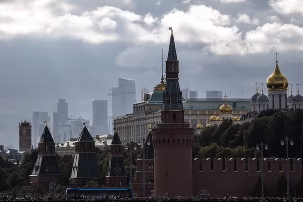 Điện Kremlin ở Moscow, Nga.